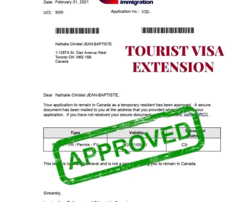 TOURIST VISA EXTENSION
