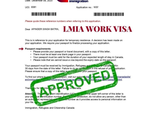LIMA Work Visa